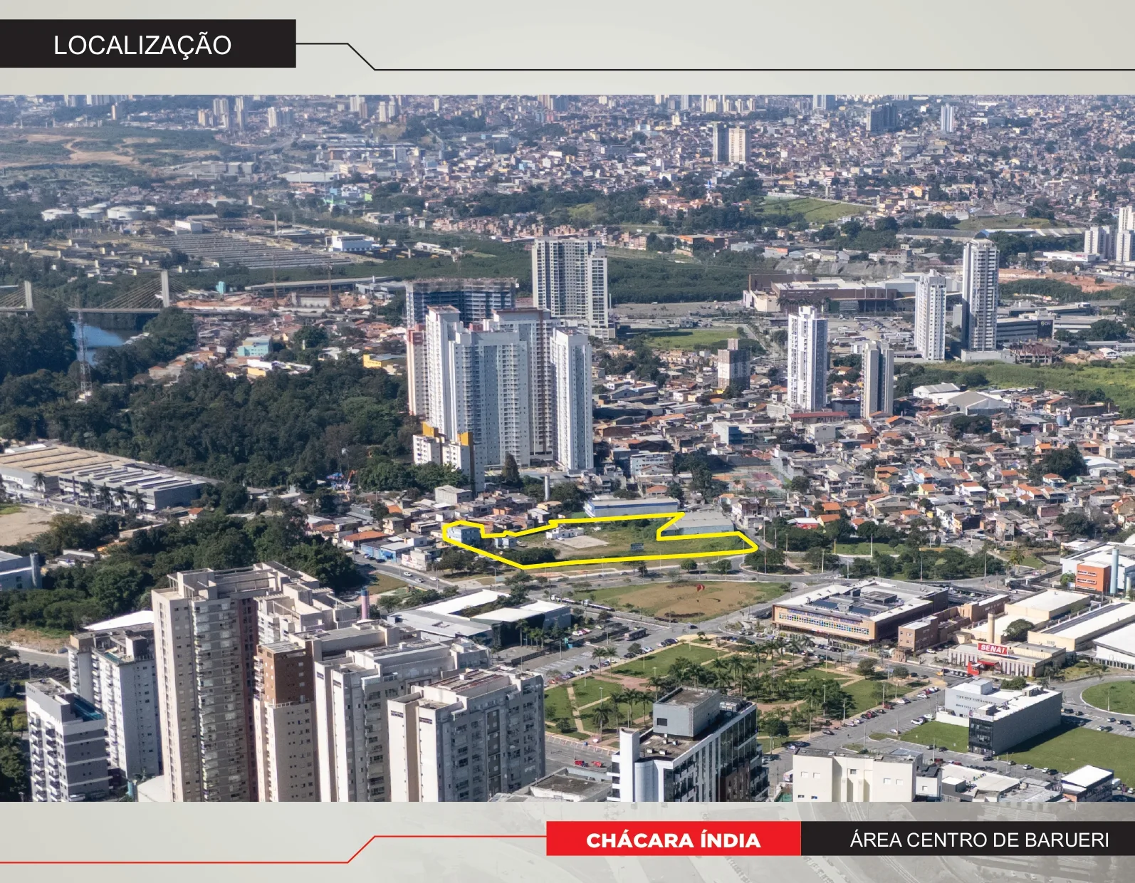 Área à Venda no Centro de Barueri – 11.462,97m² ao Lado da Castelo Branco