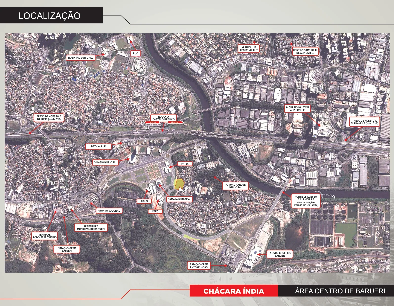 Área à Venda no Centro de Barueri – 11.462,97m² ao Lado da Castelo Branco