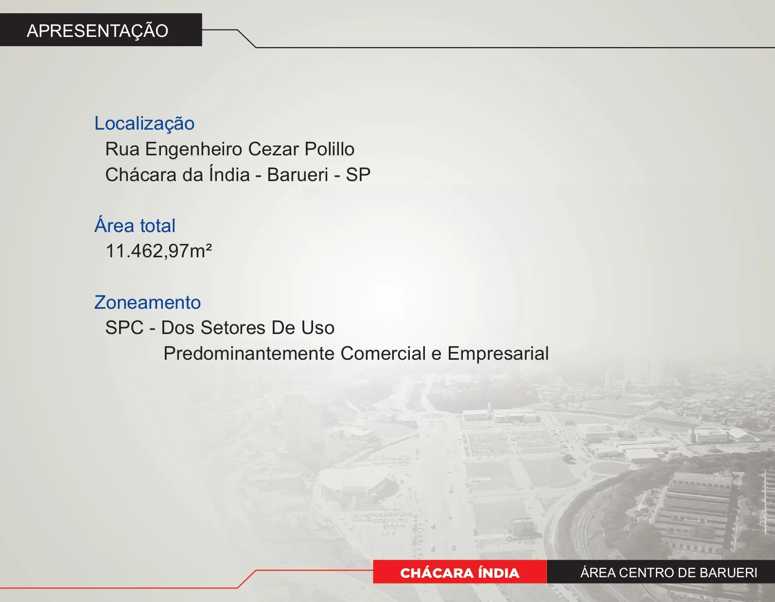 Área à Venda no Centro de Barueri – 11.462,97m² ao Lado da Castelo Branco